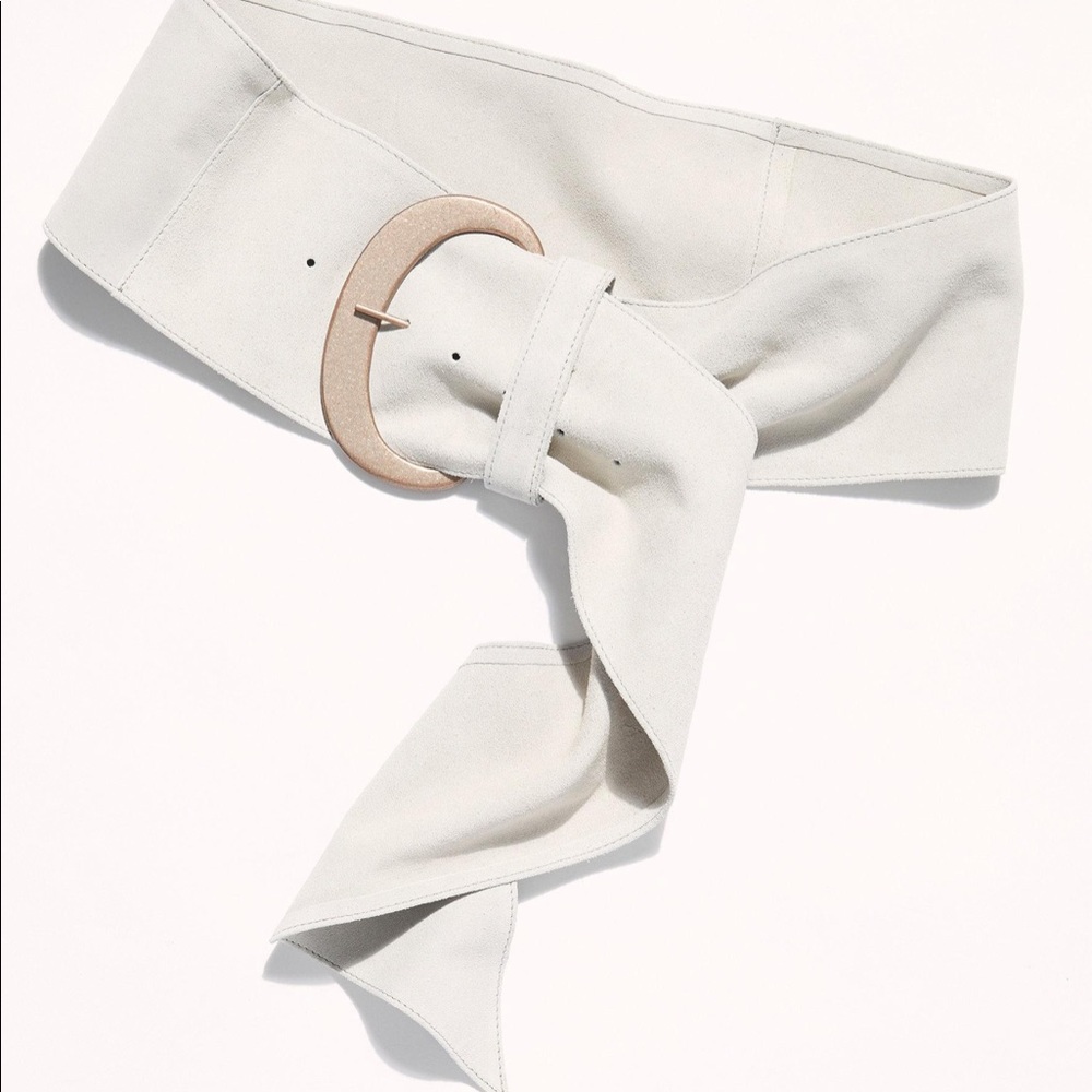 Free people Ella belt new soft gray